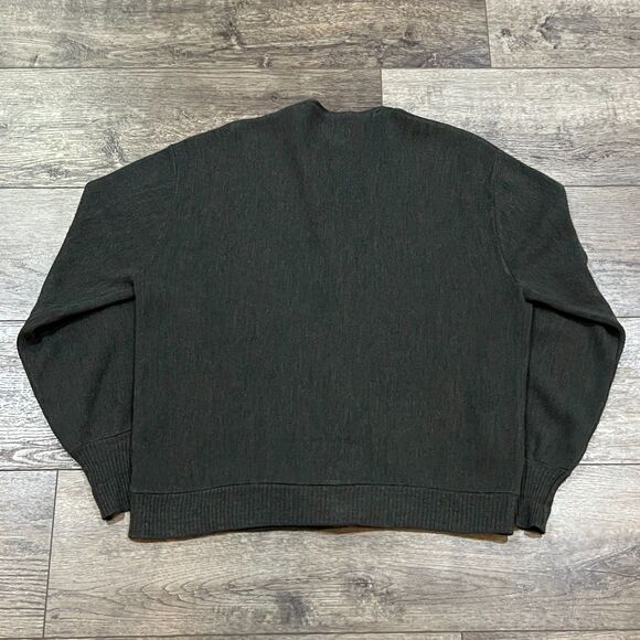 Vintage 70s Arnold Palmer by Robert Bruce Green Cardigan Sweater XL USA ILGWU - Picture 6 of 8